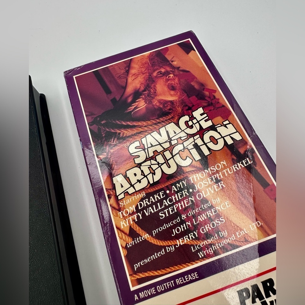 1973 Savage Abduction VHS Vintage 1984 Paragon